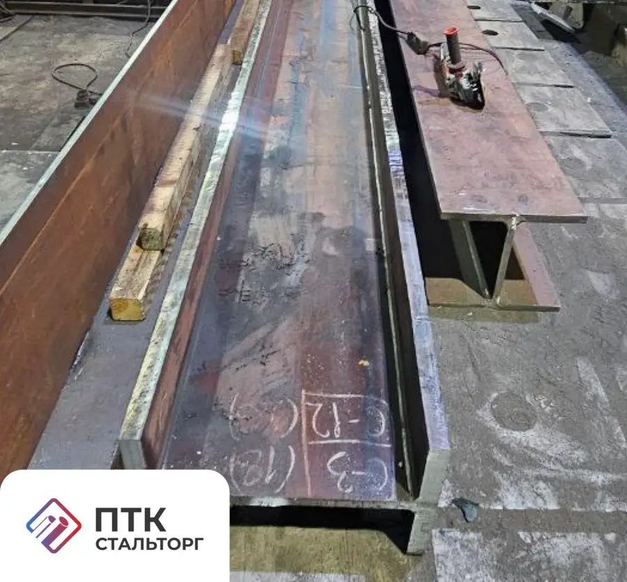 Балка стальная двутавровая 60Ш5С С390 ГОСТ Р 58966-2020 сварная