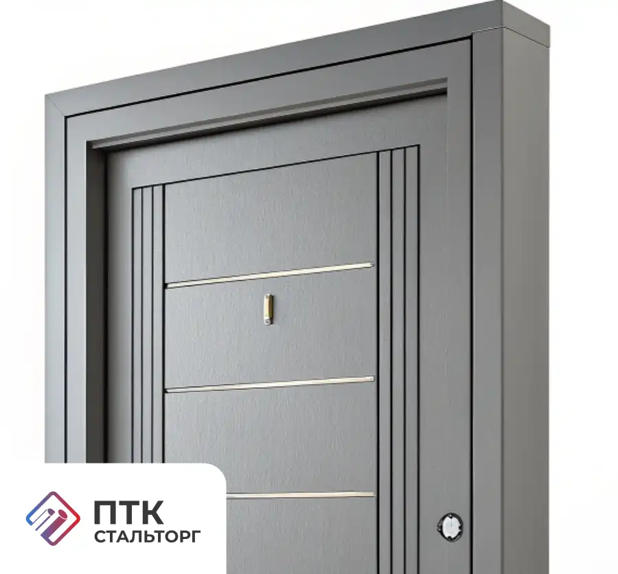 Пулестойкая дверь Бр2 2,4 мм 900х1200х60 мм С500 ГОСТ 34593-2019