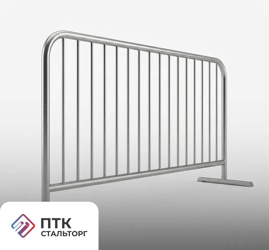 Ограждение передвижное 1200х1500х25 мм оцинкованное Эконом