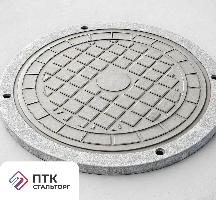 Люк чугунный легкий тип Л (А30) SB ГОСТ 3634-2019 