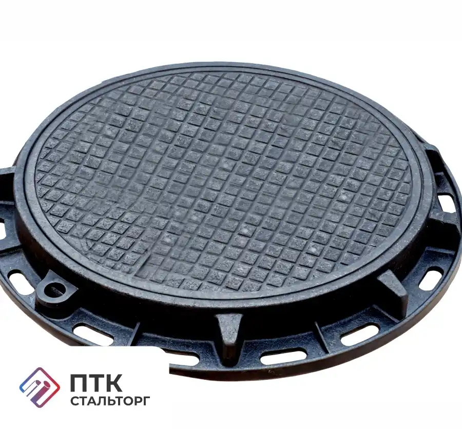 Люк чугунный тяжелый тип Т H-80 ГОСТ 3634-2019 