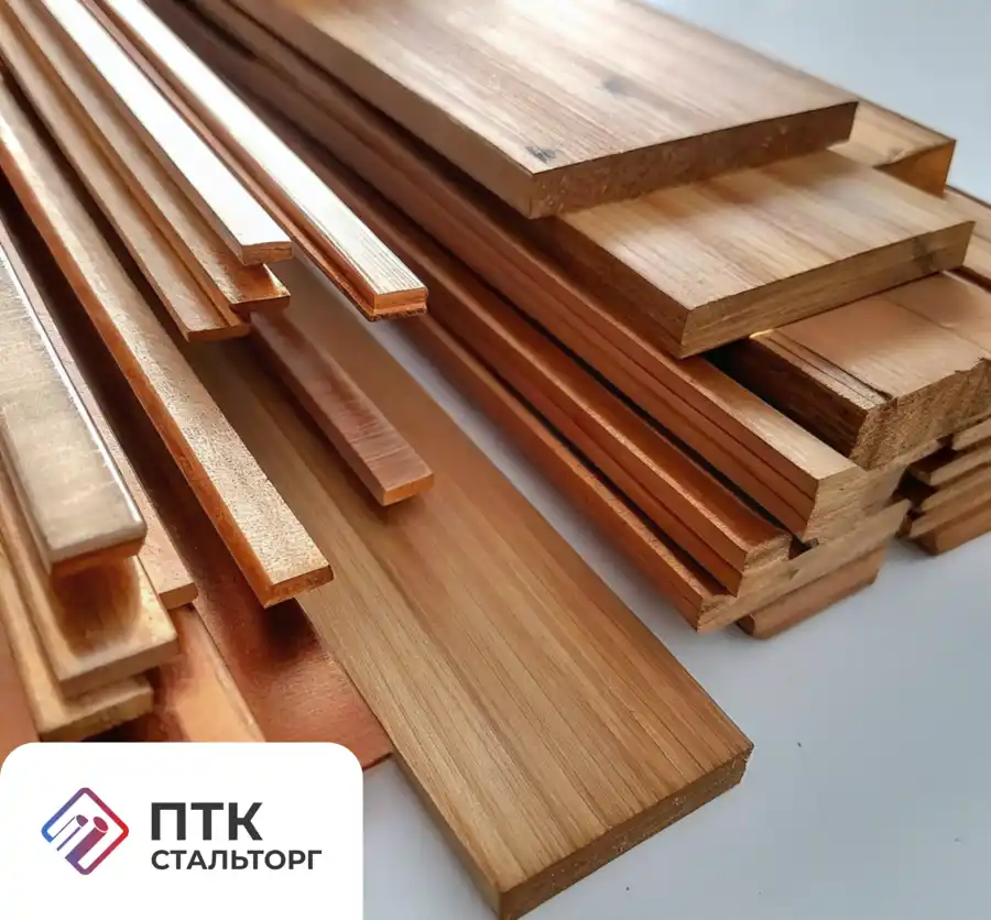 Полоса медная 0,4 мм М3р ГОСТ 495-92 холоднокатаная