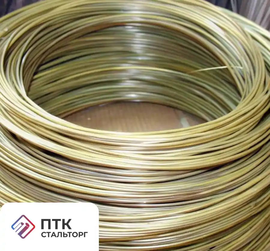 Проволока латунная 6,5 мм ЛС63-3 ГОСТ 19703-79 холоднодеформированная