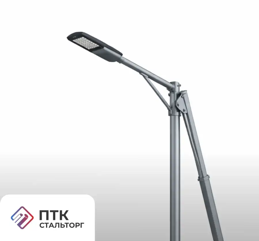 Опора освещения ОГКС-25 граненая коническая складывающаяся