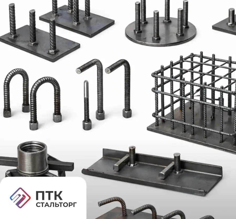 Закладная деталь фундамента ЗФ-20/4/К180-1,25-б